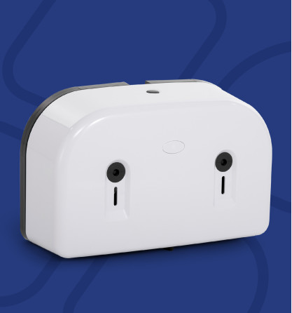 TTH-JTR-002 - SFX JTR Twin Toilet Roll Dispenser - White
